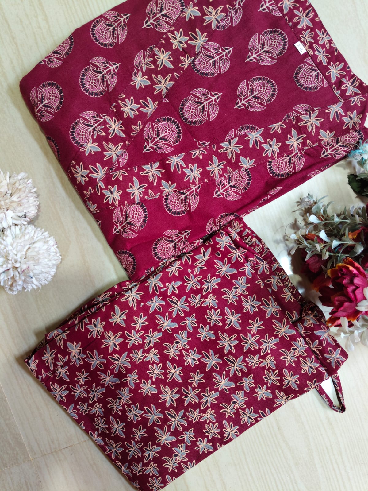 Cotton Kurti With Phant CKP36