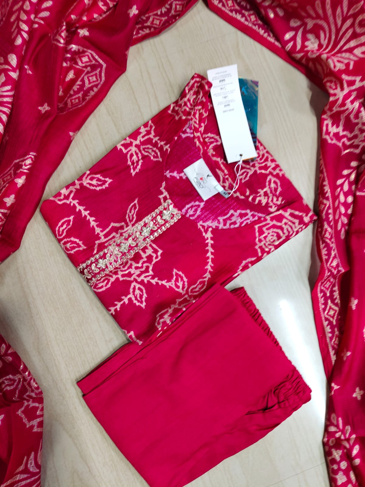 Premium Shiny Vetican Silk Kurti - SVK54