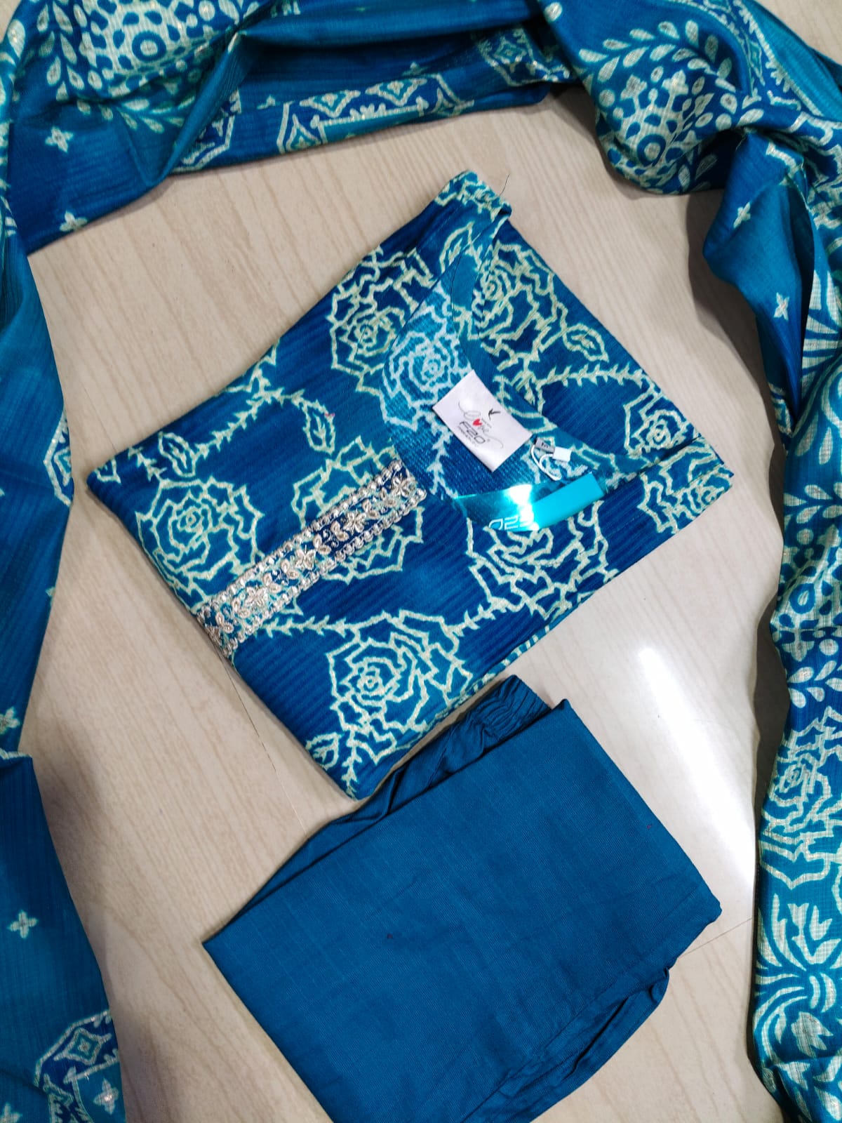 Premium Shiny Vetican Silk Kurti - SVK53