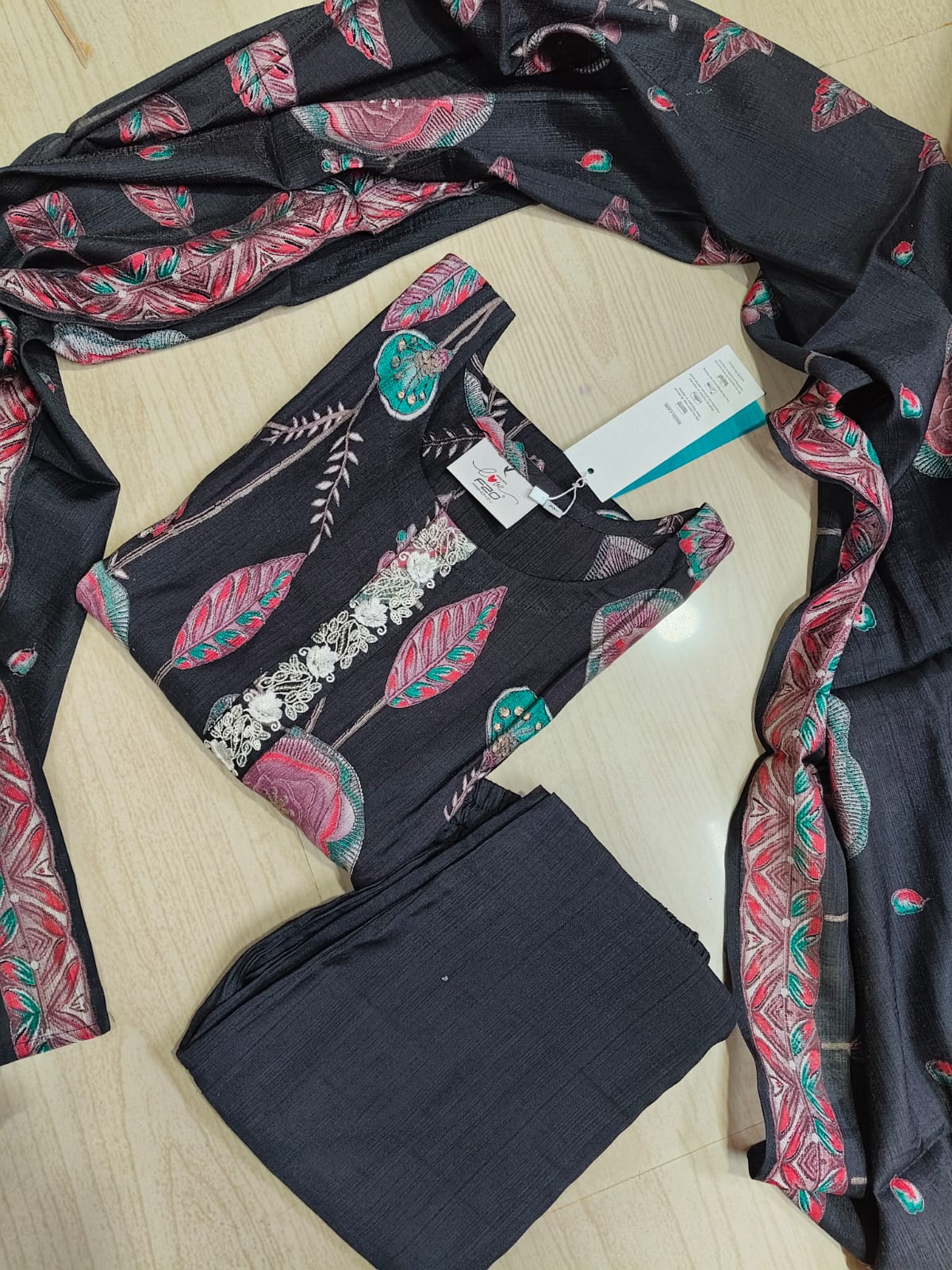 Premium Shiny Vetican Silk Kurti - SVK51