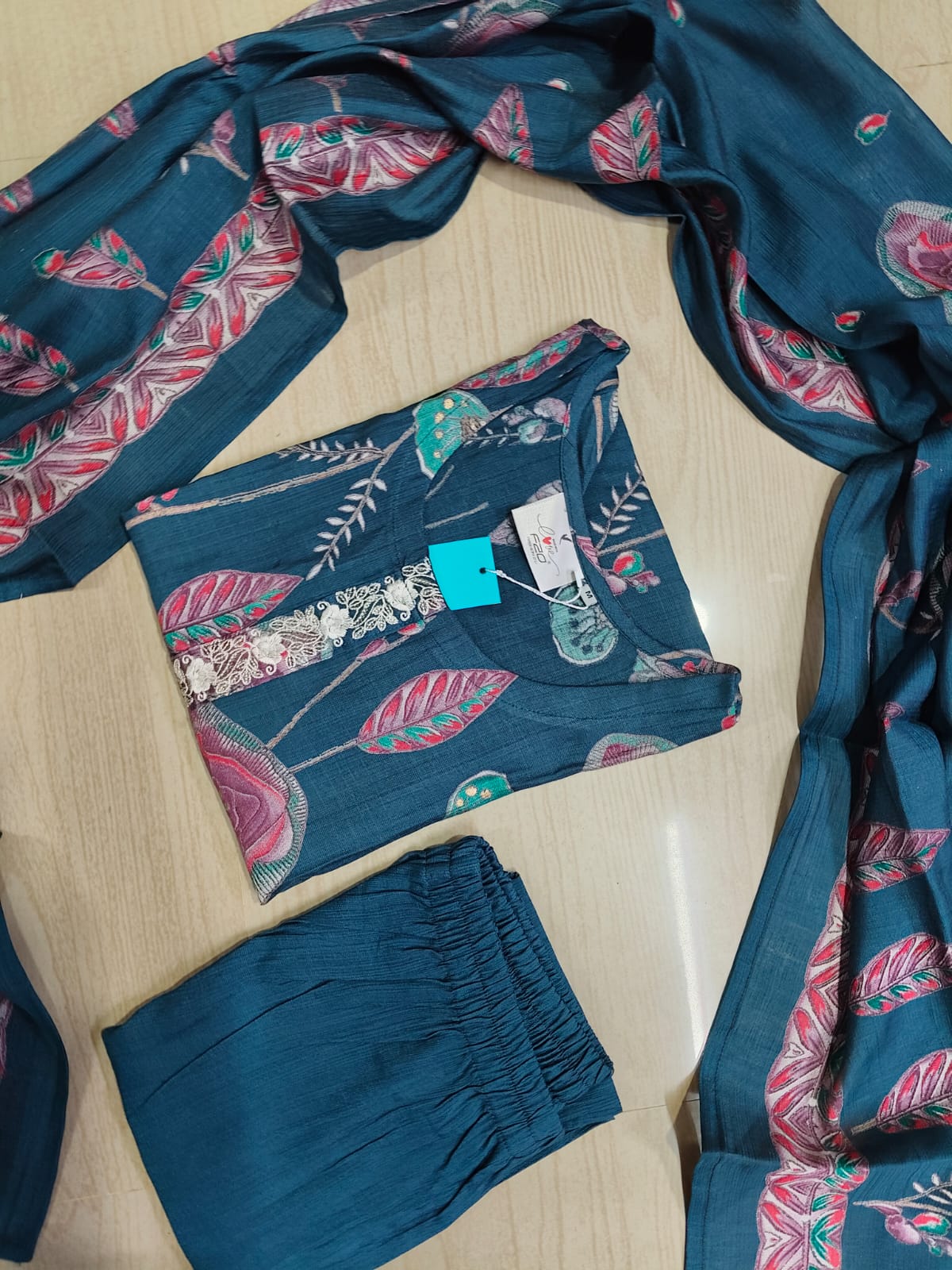 Premium Shiny Vetican Silk Kurti - SVK49