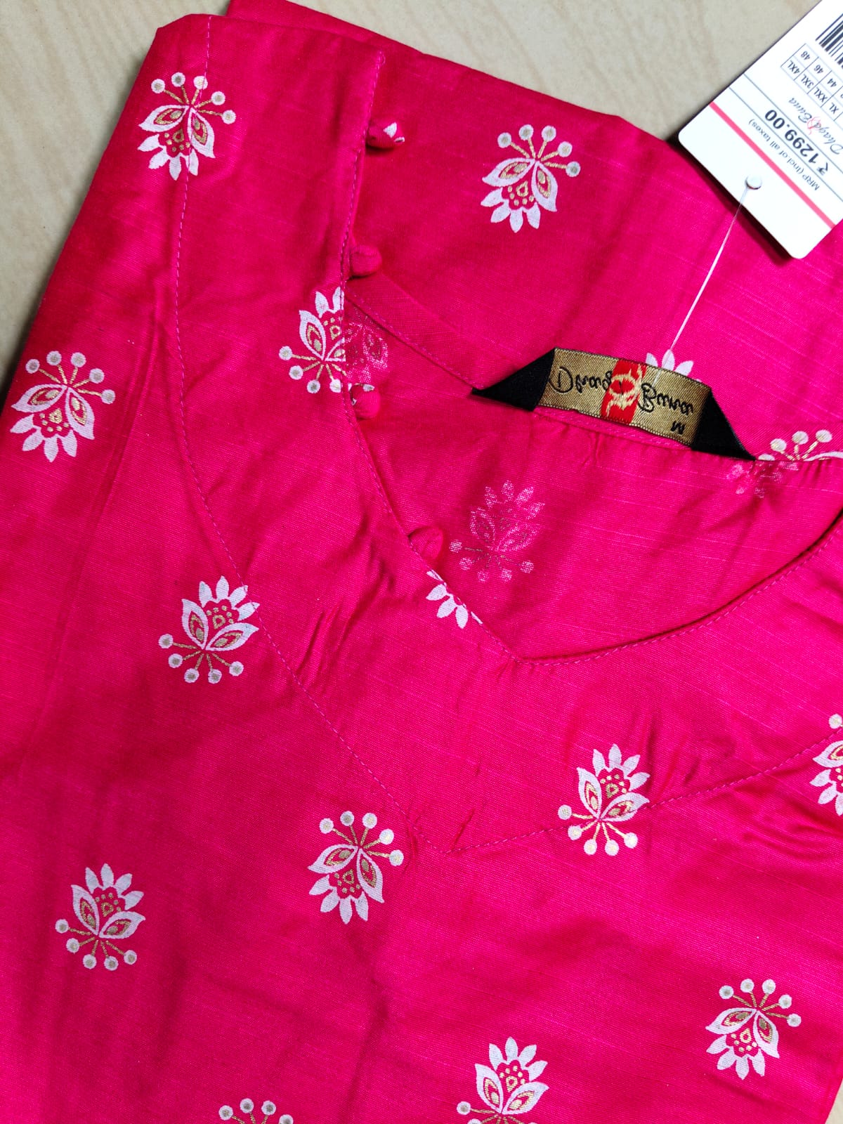 Shiny Silk Kurti SSK22