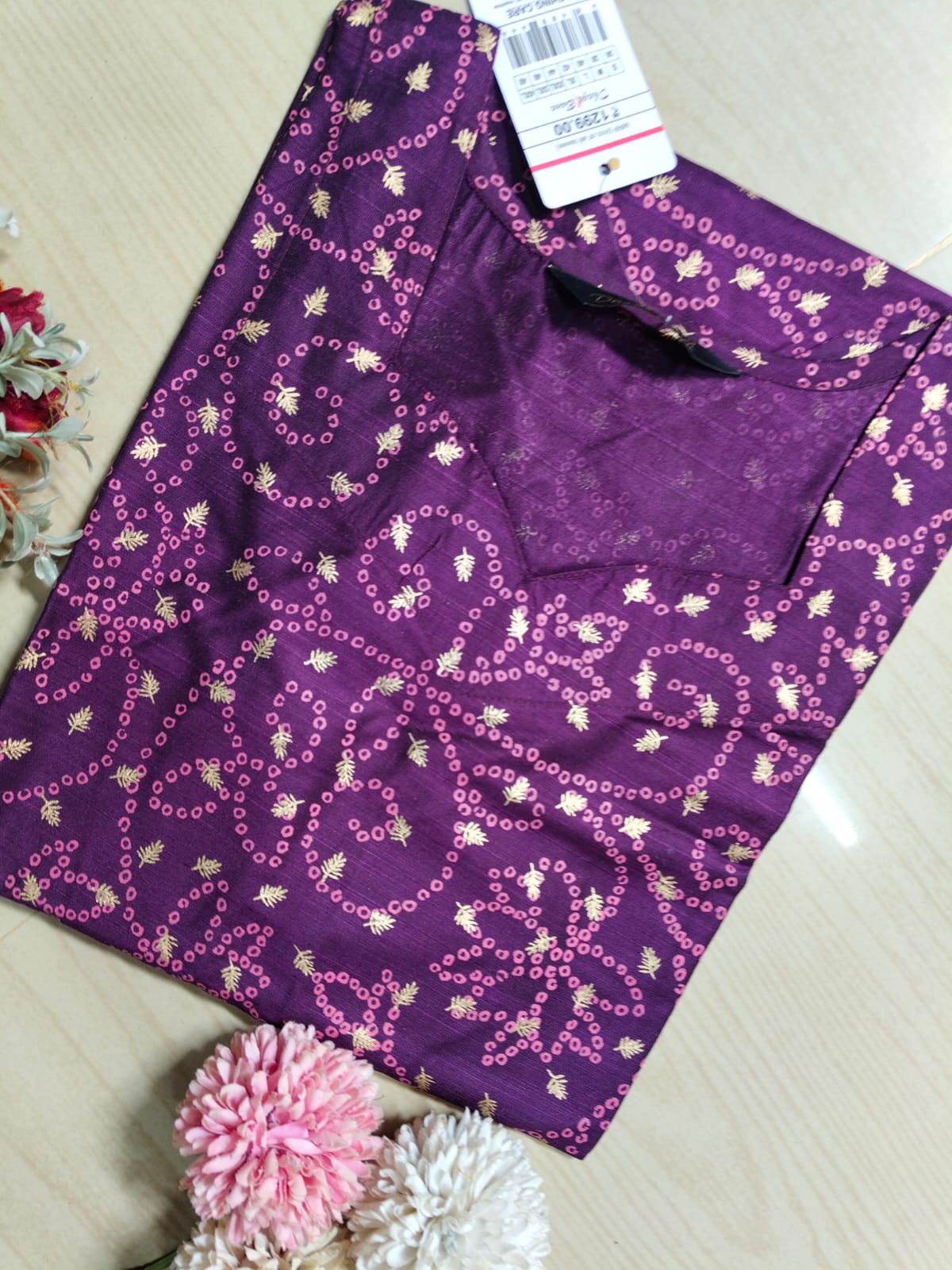 Shiny Silk Kurti SSK14