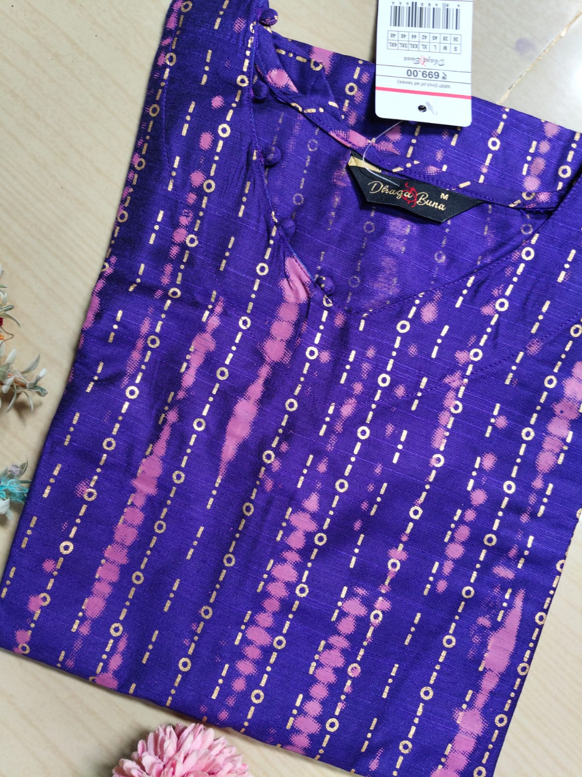 Shiny Silk Kurti SSK7