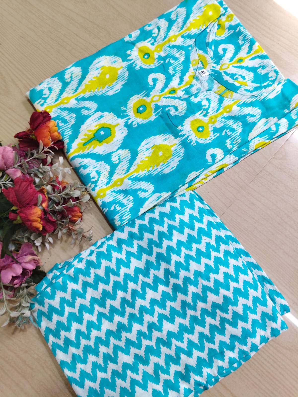 Jaipur Cotton Kurti with Pant - JCK20 (Check Our Size Chart Before Placing the Order) (Copy)