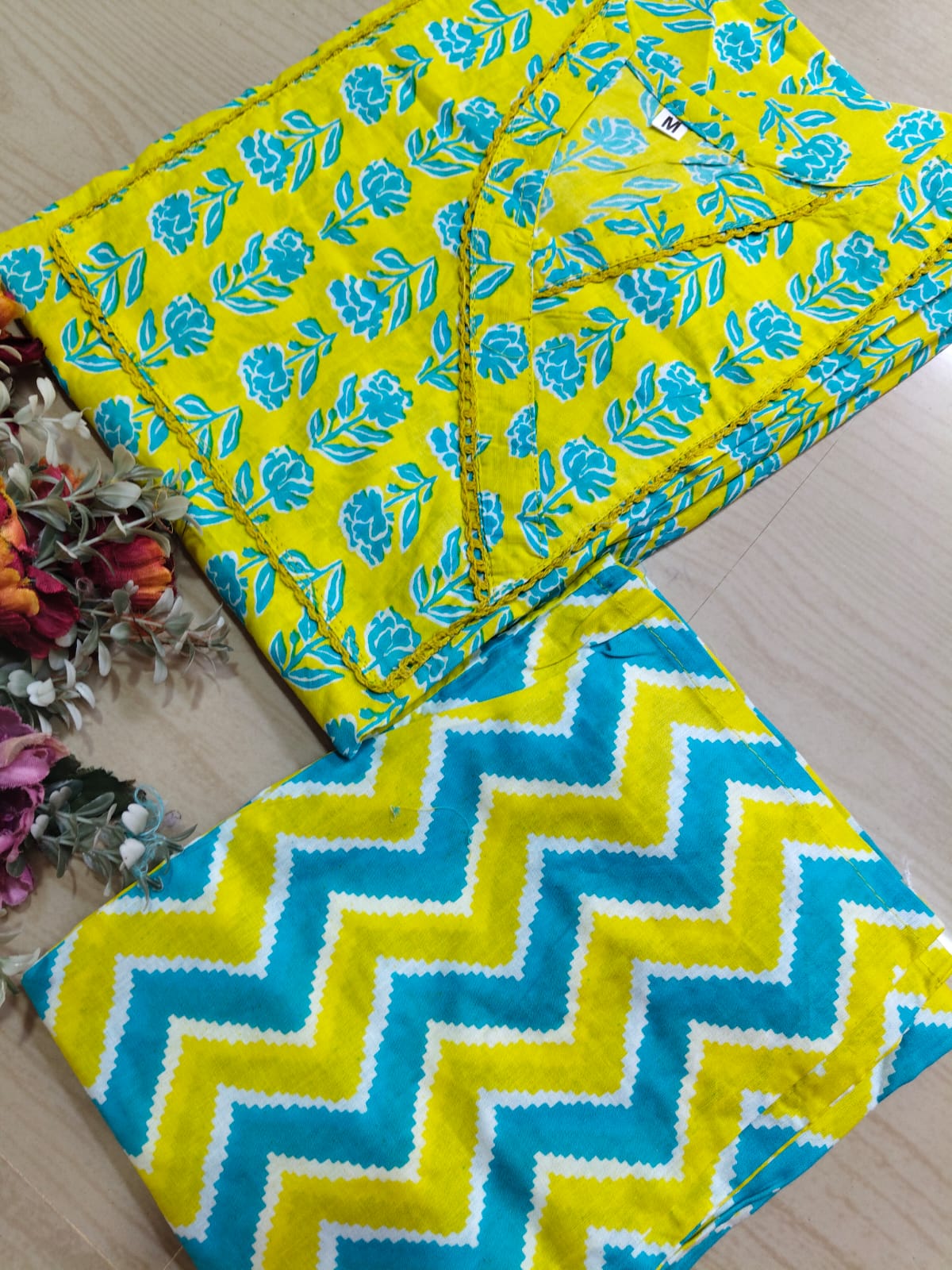 Jaipur Cotton Kurti with Pant - JCK22 (Check Our Size Chart Before Placing the Order)