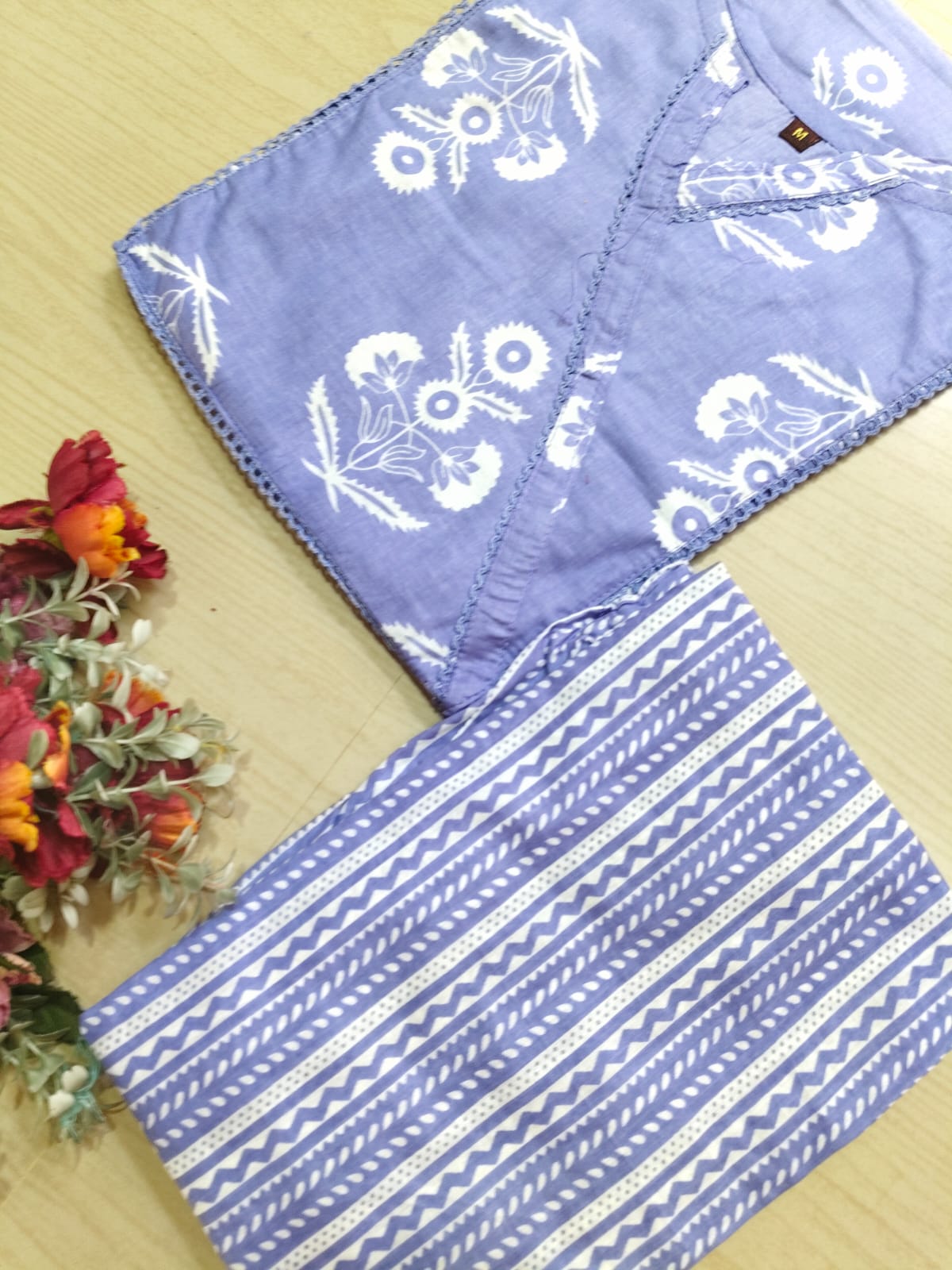 Jaipur Cotton Kurti with Pant - JCK25 (Check Our Size Chart Before Placing the Order)