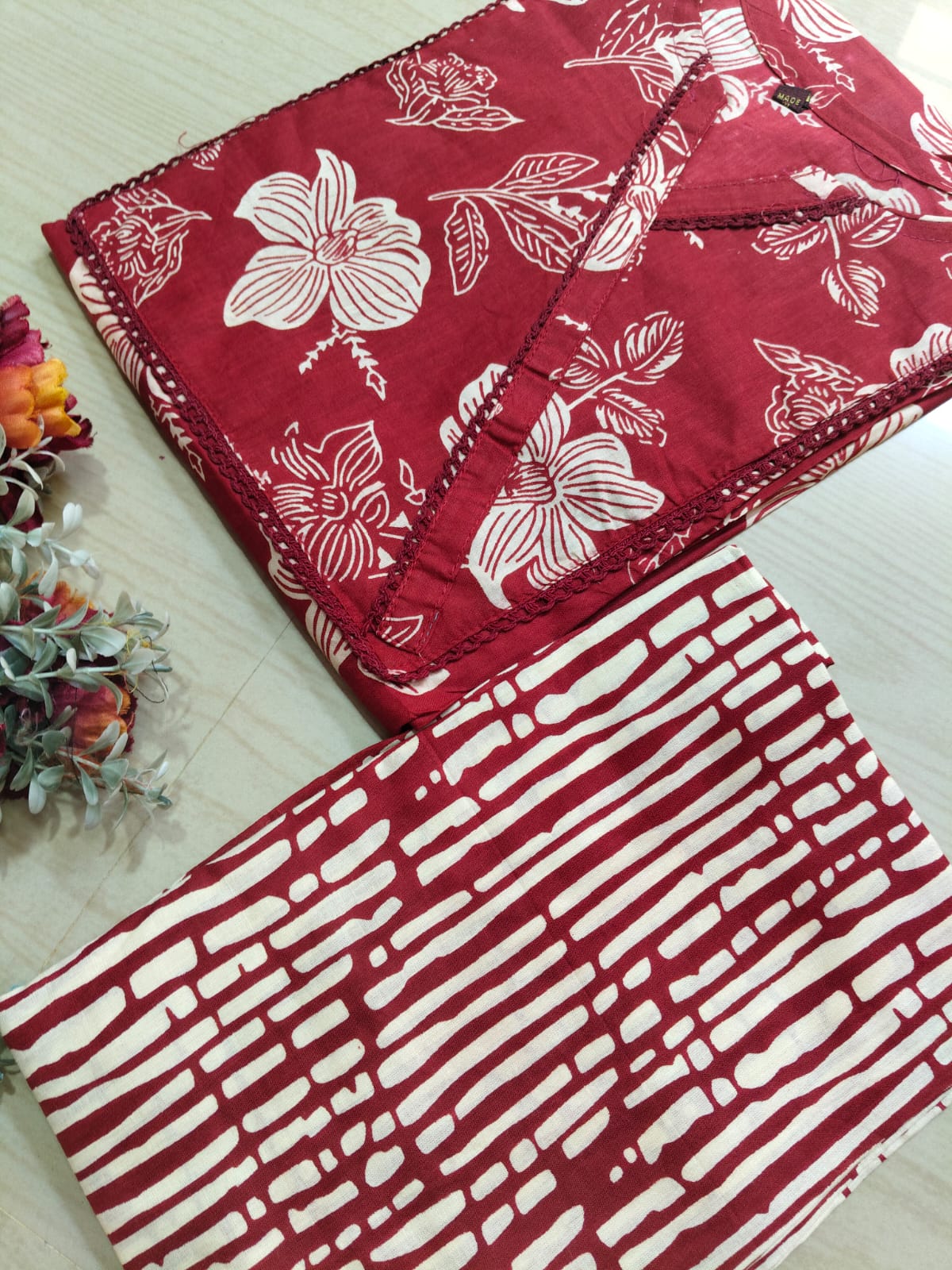 Jaipur Cotton Kurti with Pant - JCK28 (Check Our Size Chart Before Placing the Order)