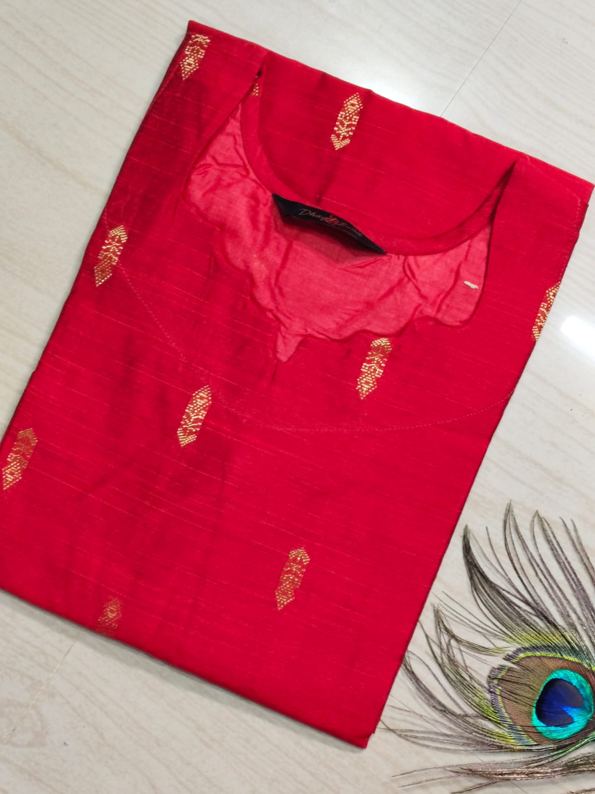 Shiny Silk Kurti SSK31