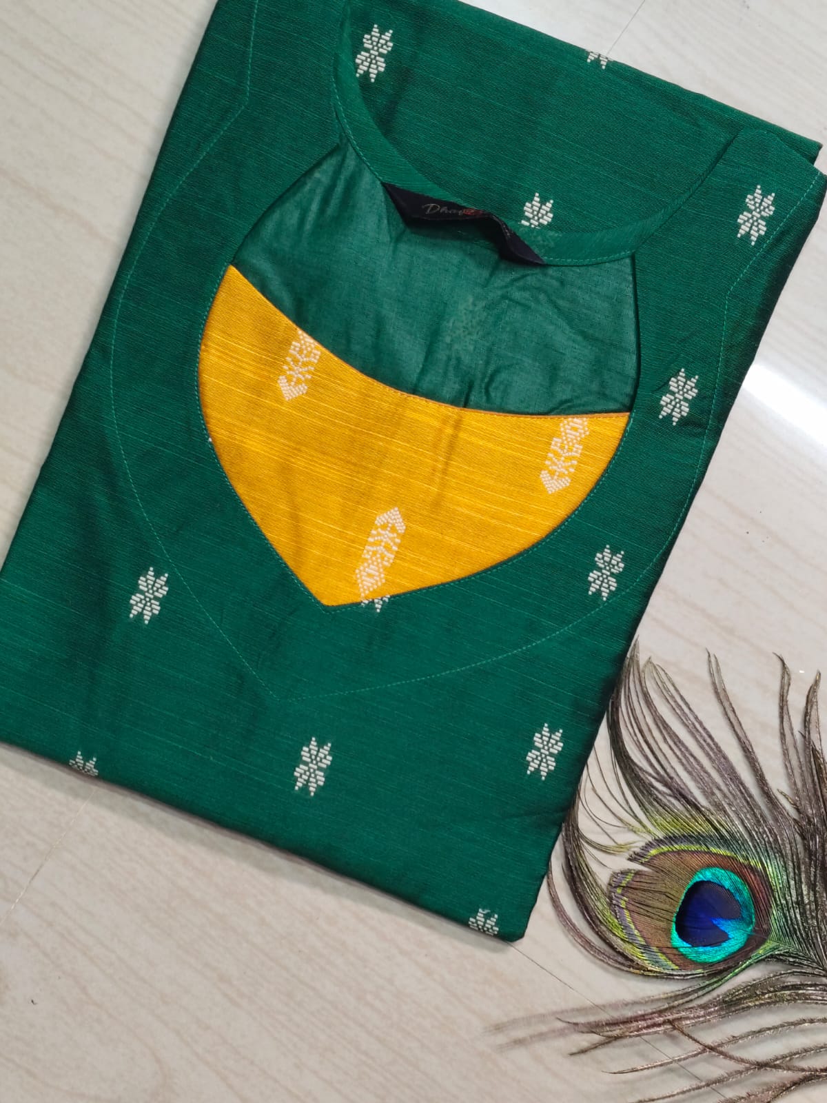 Shiny Silk Kurti SSK32
