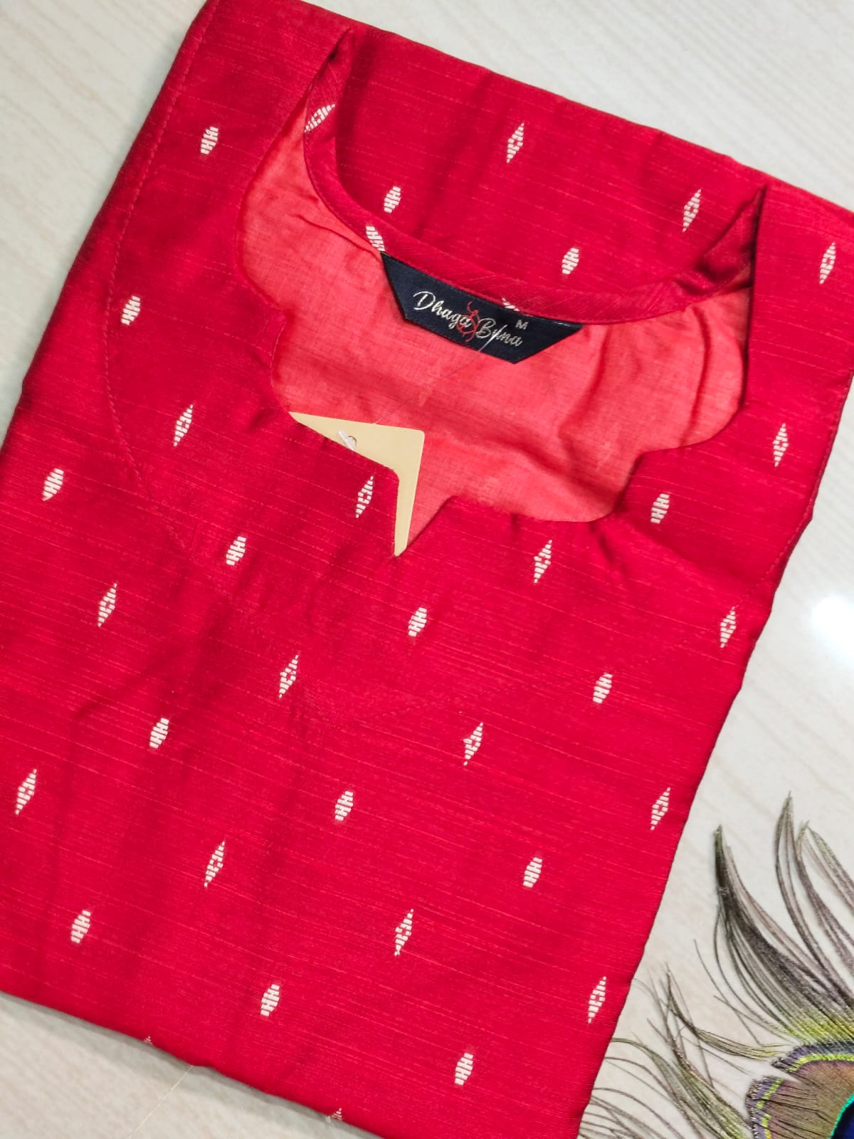 Shiny Silk Kurti SSK34