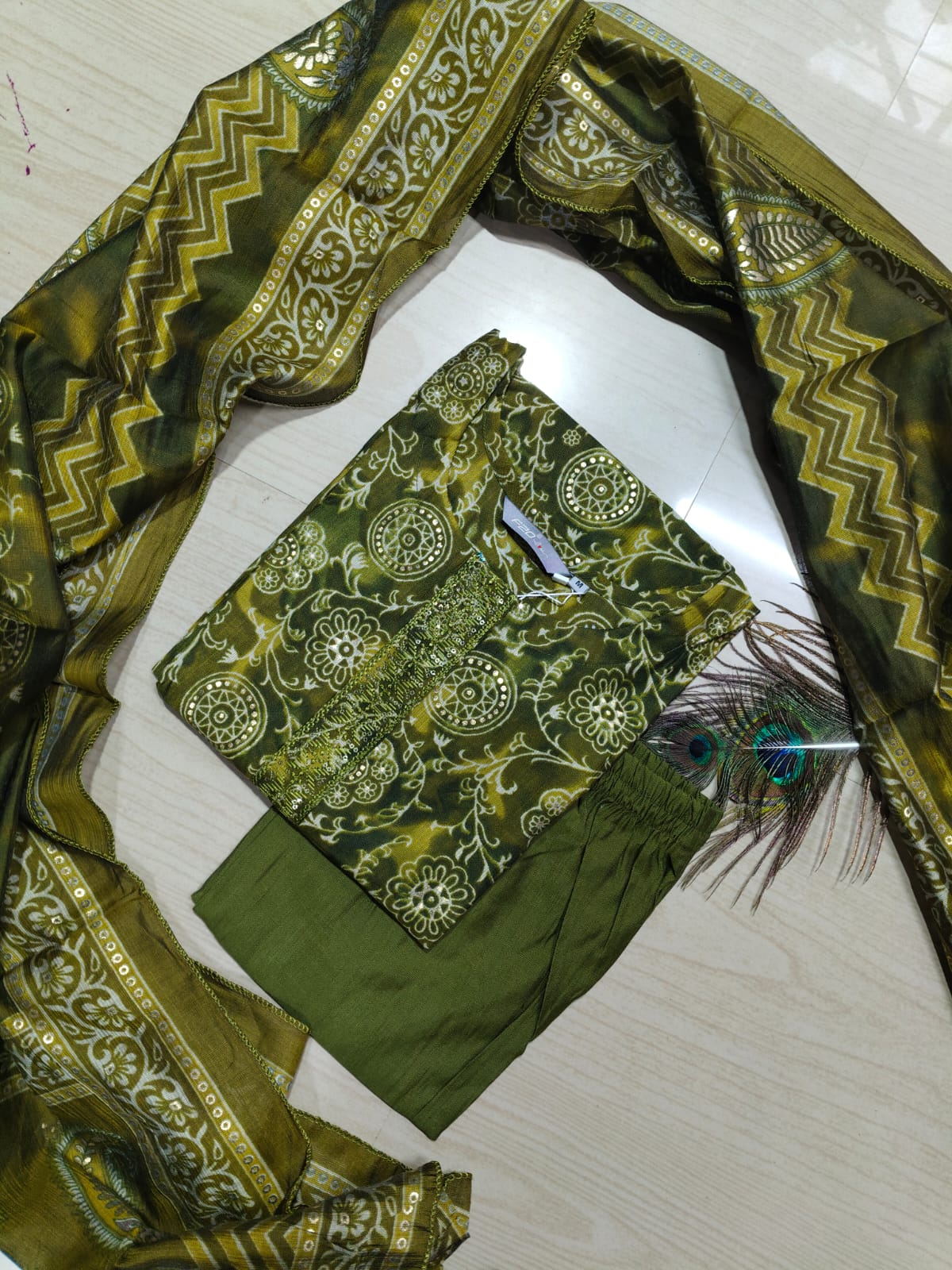 Premium Shiny Vetican Silk Kurti - SVK42