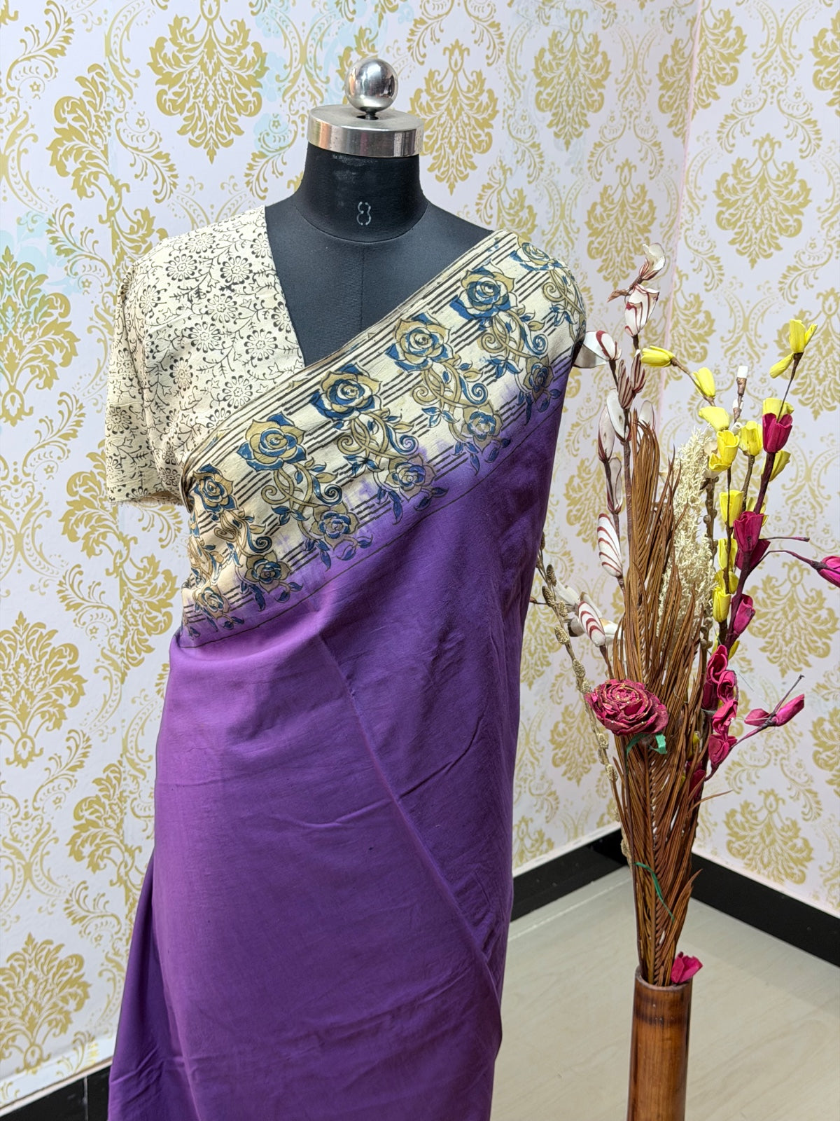 Kalamkari cottn Dyeing S27