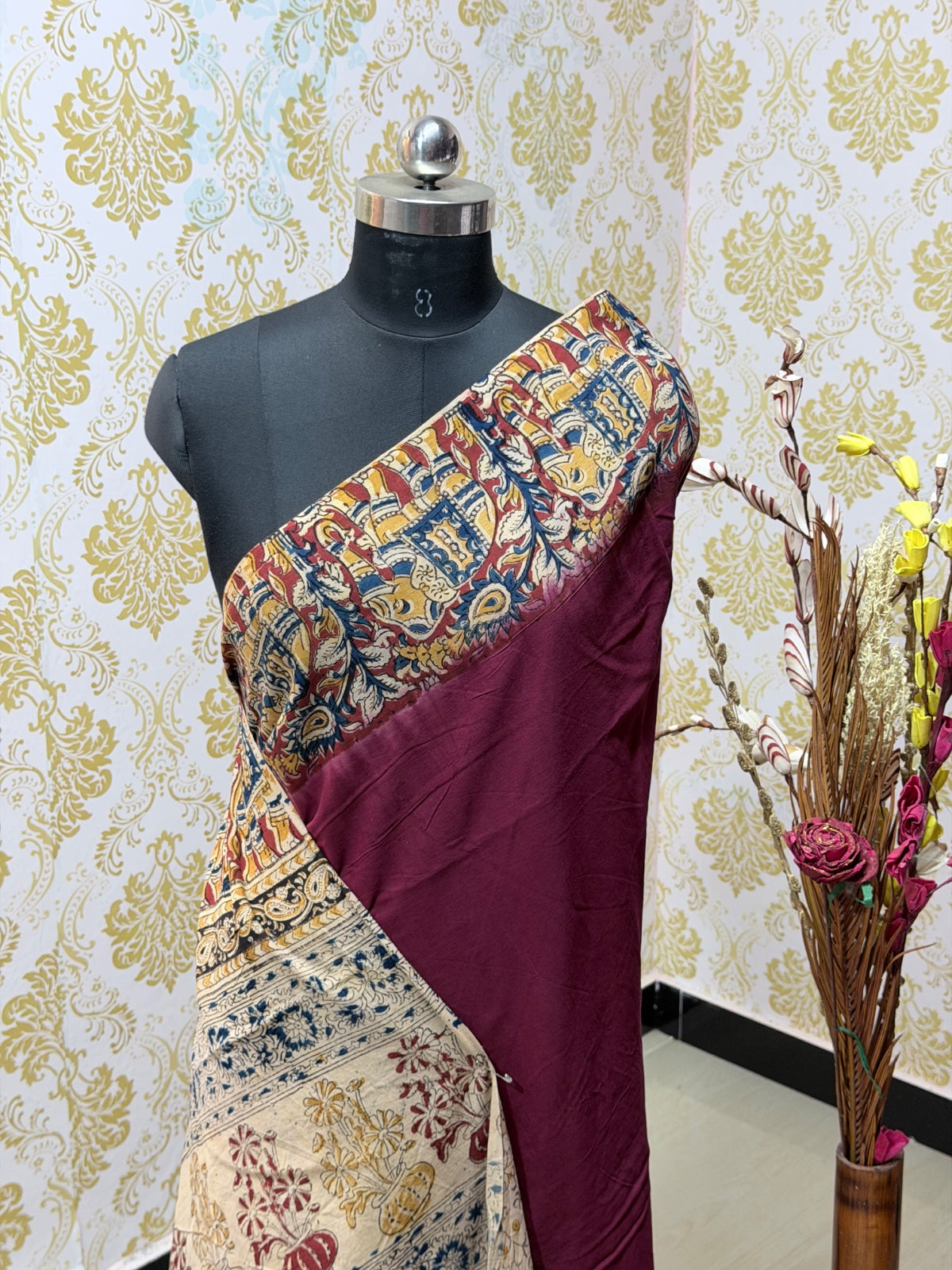 Kalamkari cottn Dyeing S29