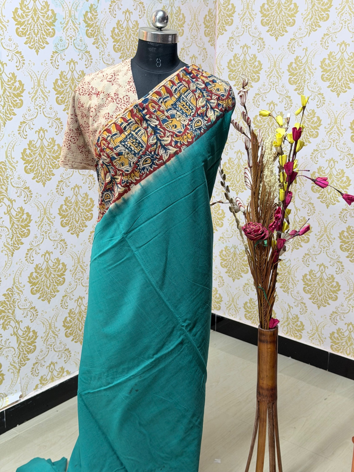 Kalamkari cottn Dyeing S30
