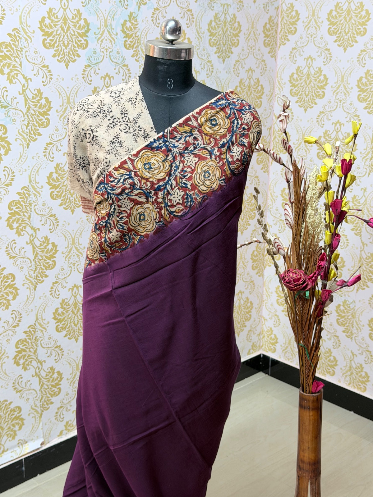 Kalamkari cottn Dyeing S31
