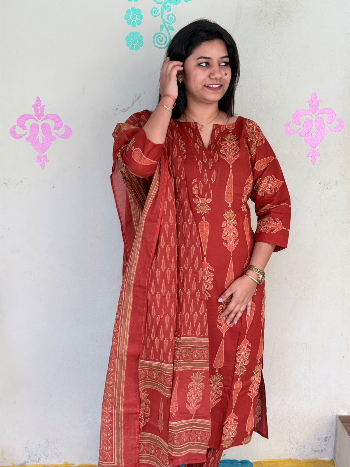 Petals Dupatta Sets FDS214