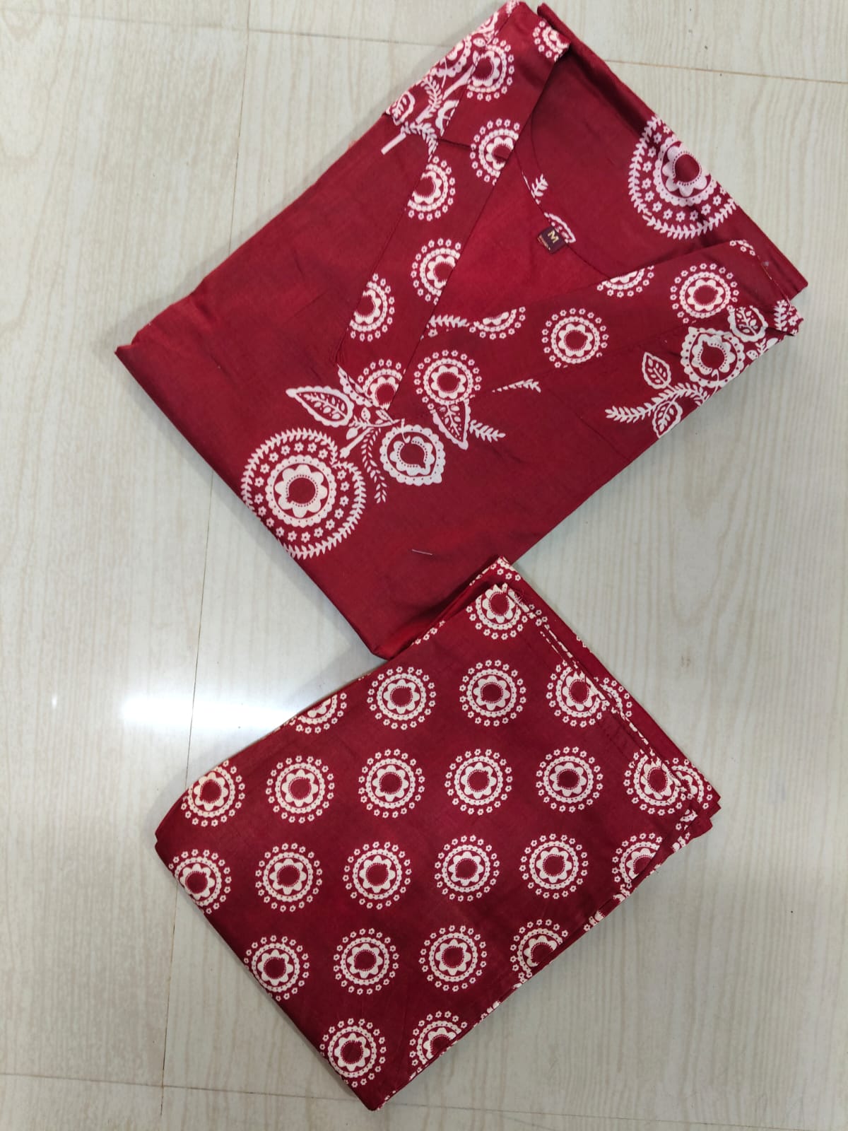 V neck Kurthi with Pant ALN09
