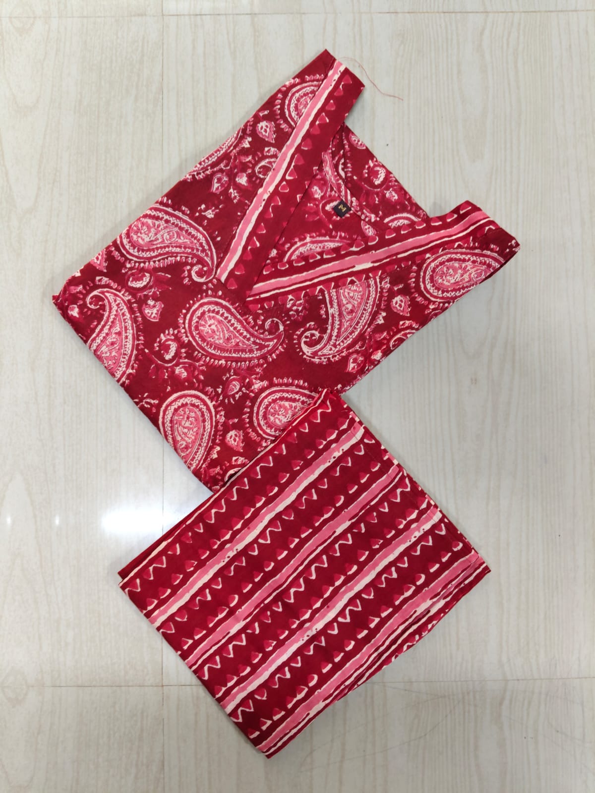 V neck Kurthi with Pant ALN12