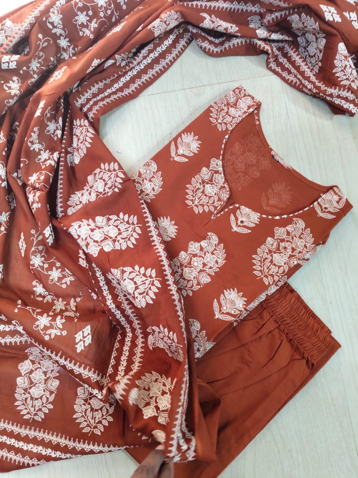 Budgeted Cotton 3 Piece Set - BC48
