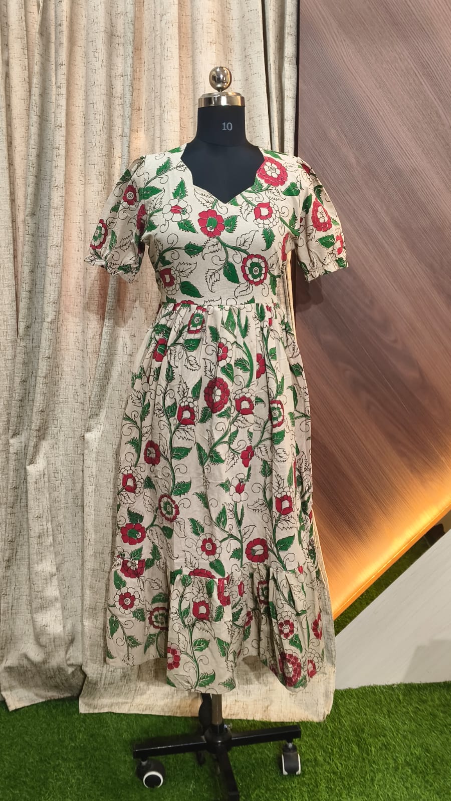 Kalamkari Anarkali Frock KAF26