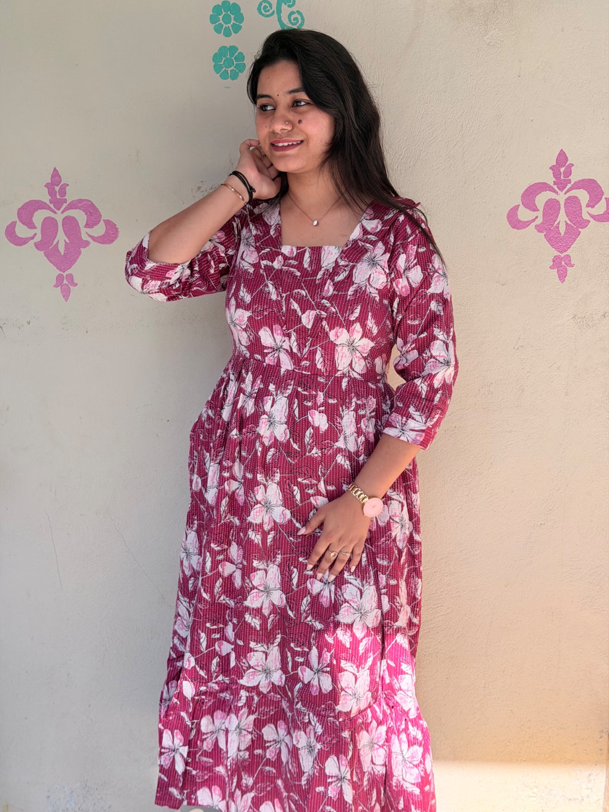 Cotton Kantha Frocks CKF01