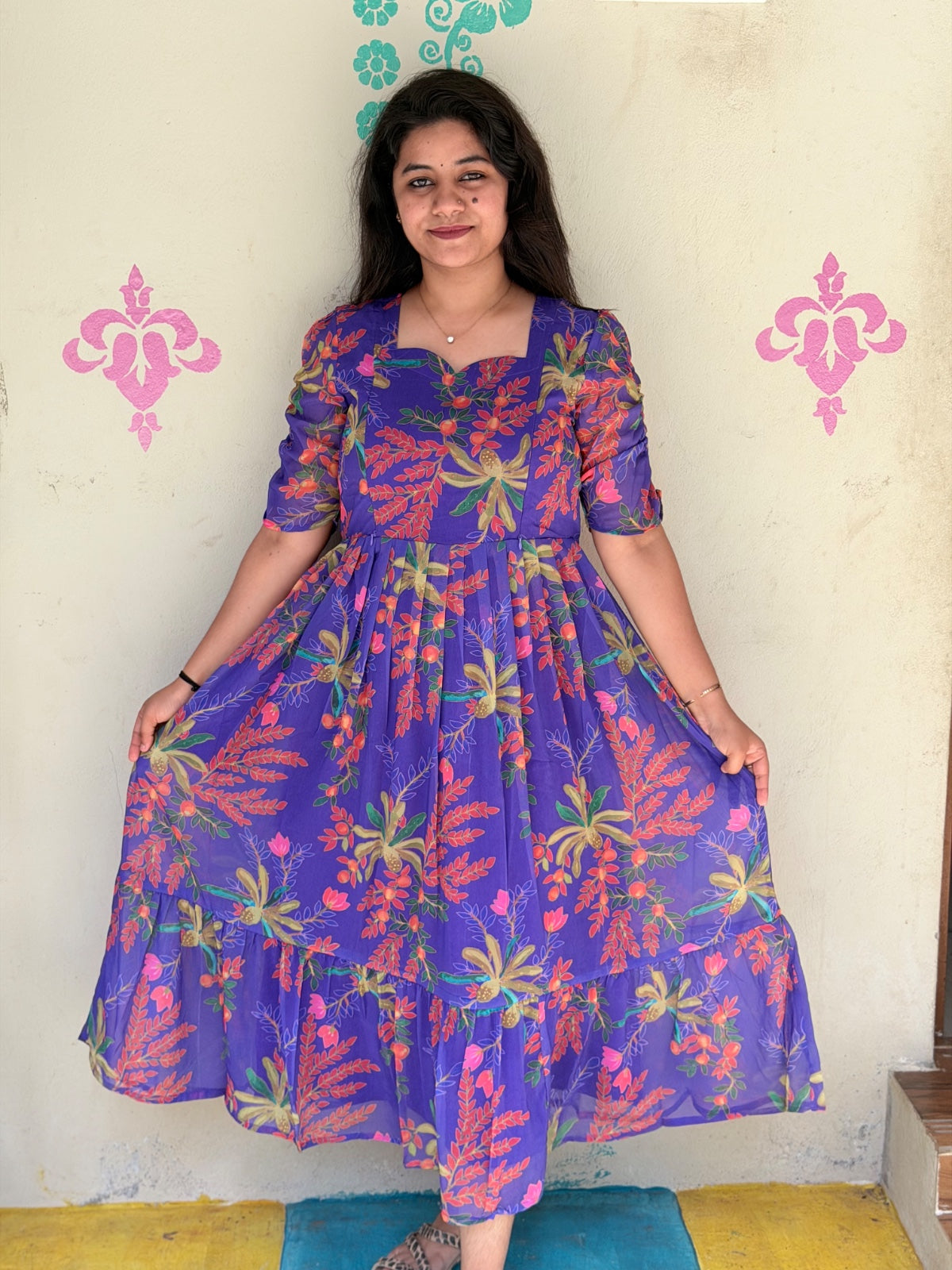 Georgette Feeding Frock GEF25