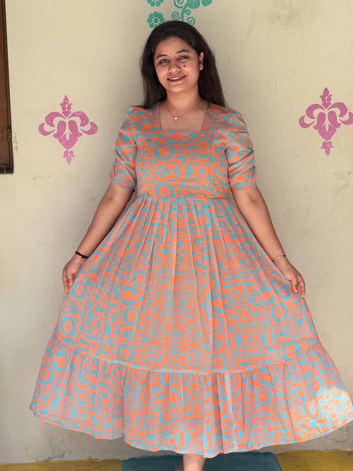 Georgette Feeding Frock GEF22