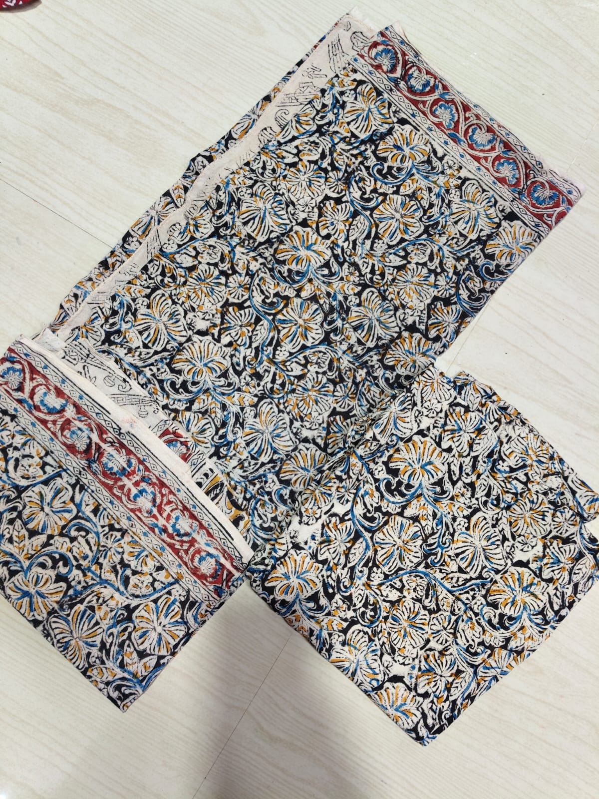 Kalamkari Phant and Dupatta KPD13
