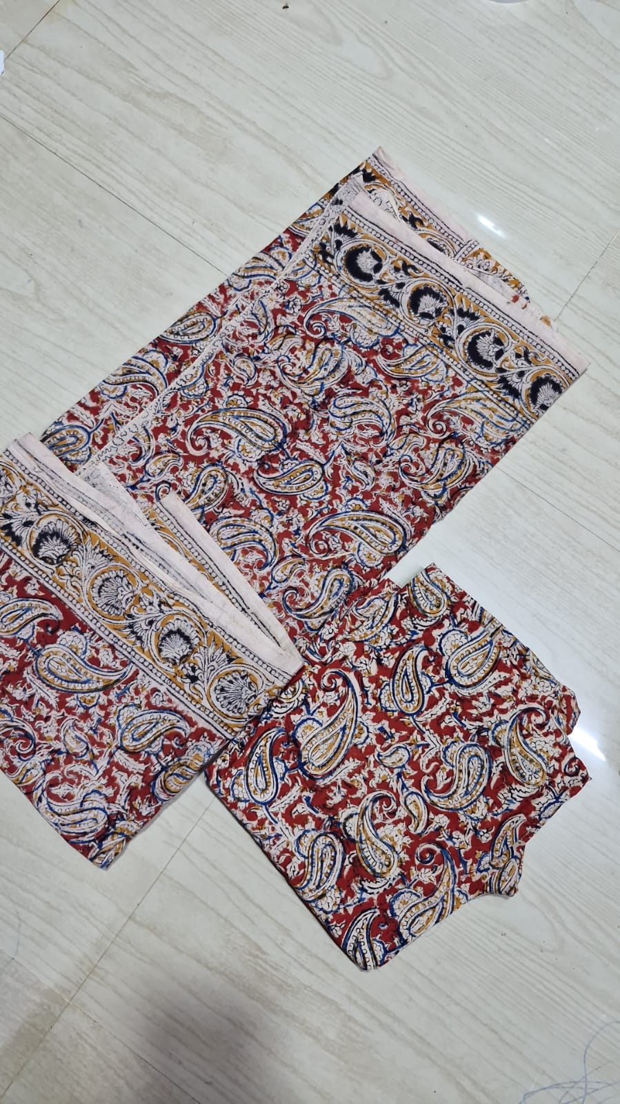 Kalamkari Phant and Dupatta KPD22