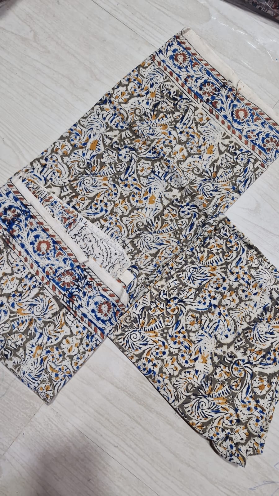 Kalamkari Phant and Dupatta KPD38