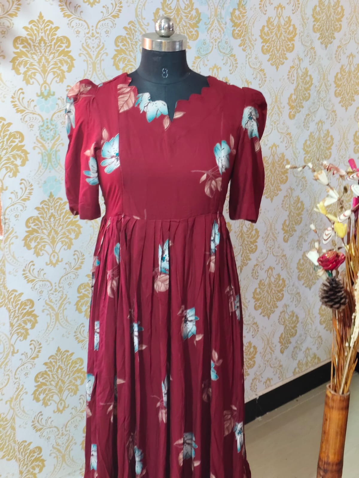 Premium Rayon Feeding Frock IFF61