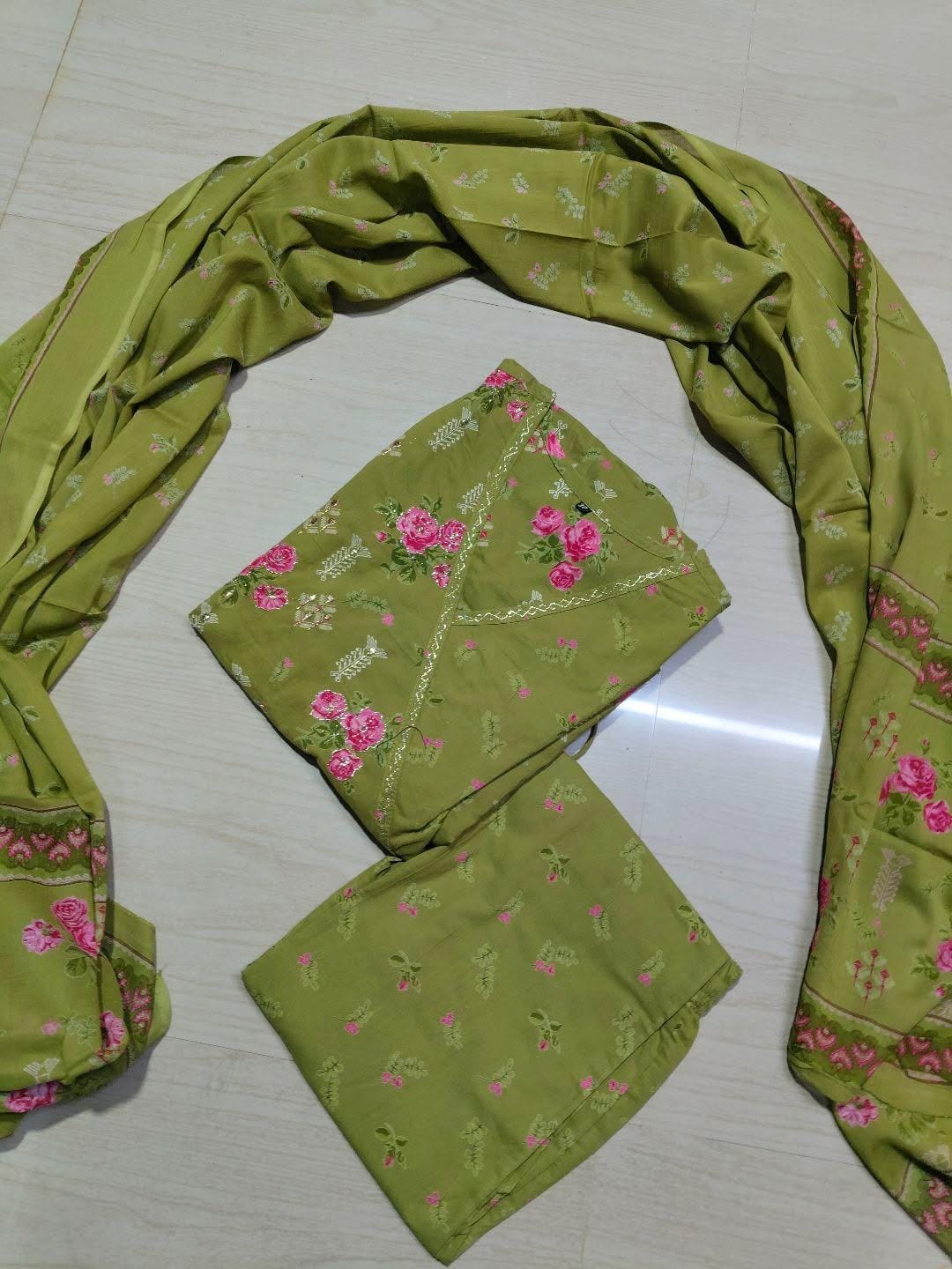 Cotton Floral Anarkali CA03