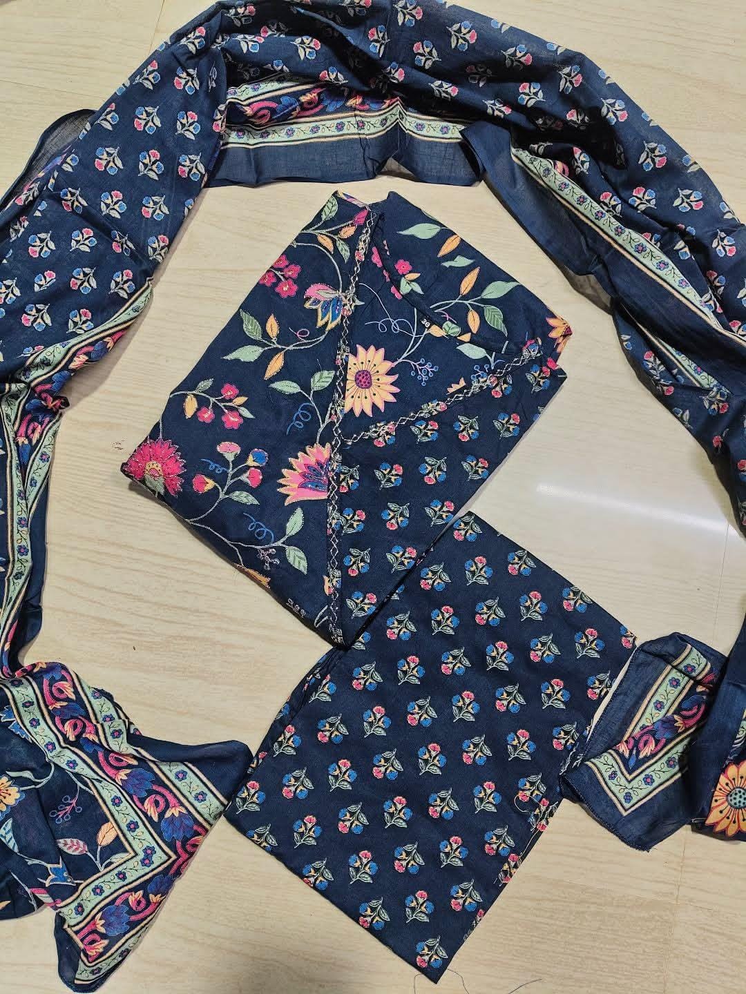 Cotton Floral Anarkali CA04