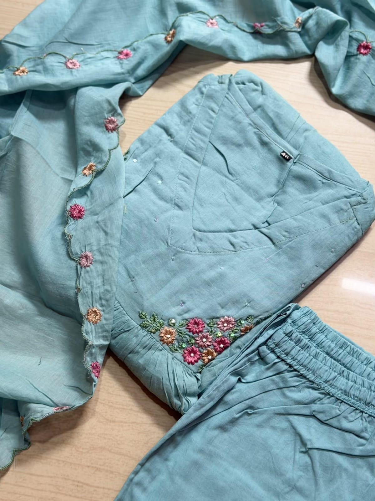 Cotton Floral Anarkali - CA67