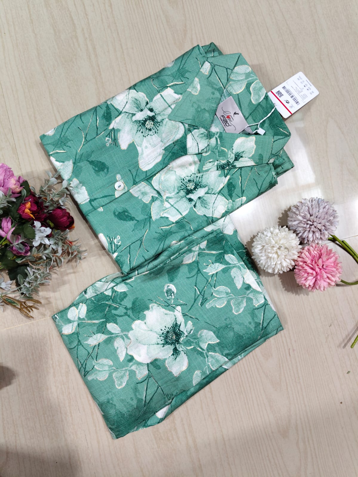 A Line Vertican Silk Kurti AVS17