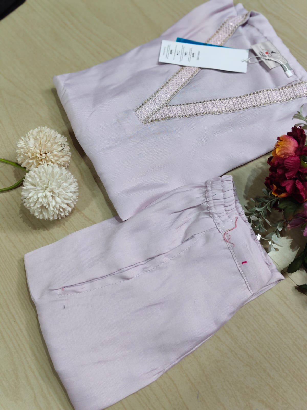 Shiny Silk Kurti with Pant - PSSK02