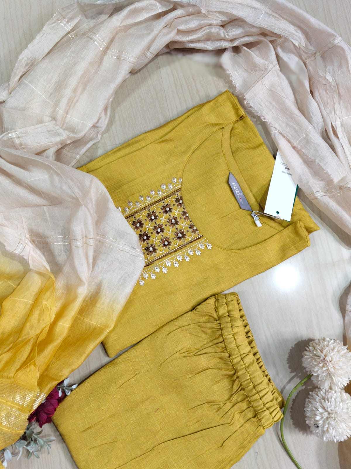 Budgeted Cotton 3 Piece Set - BC13