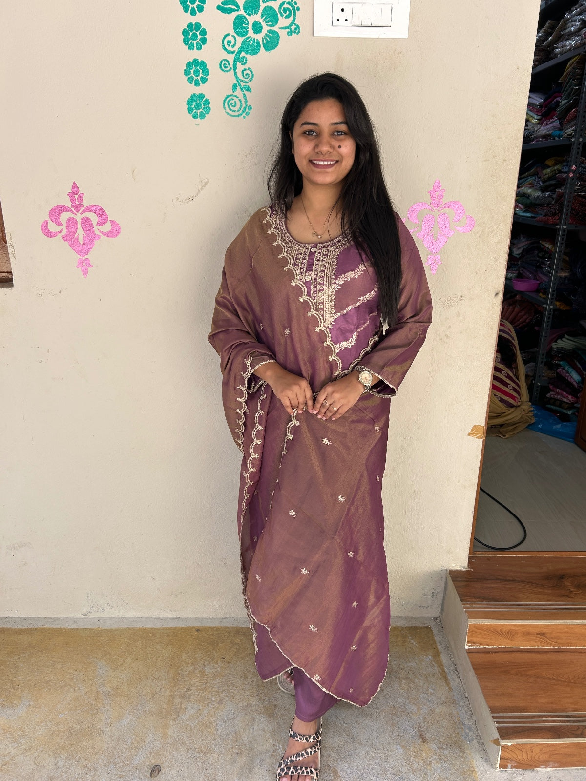 Premium Modal Chanderi Silk Kurti - CSK43