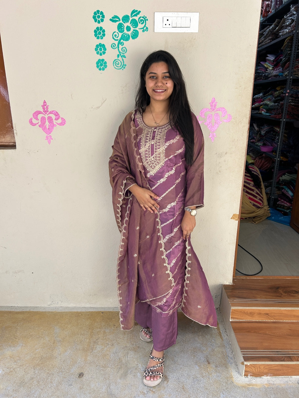 Premium Modal Chanderi Silk Kurti - CSK43