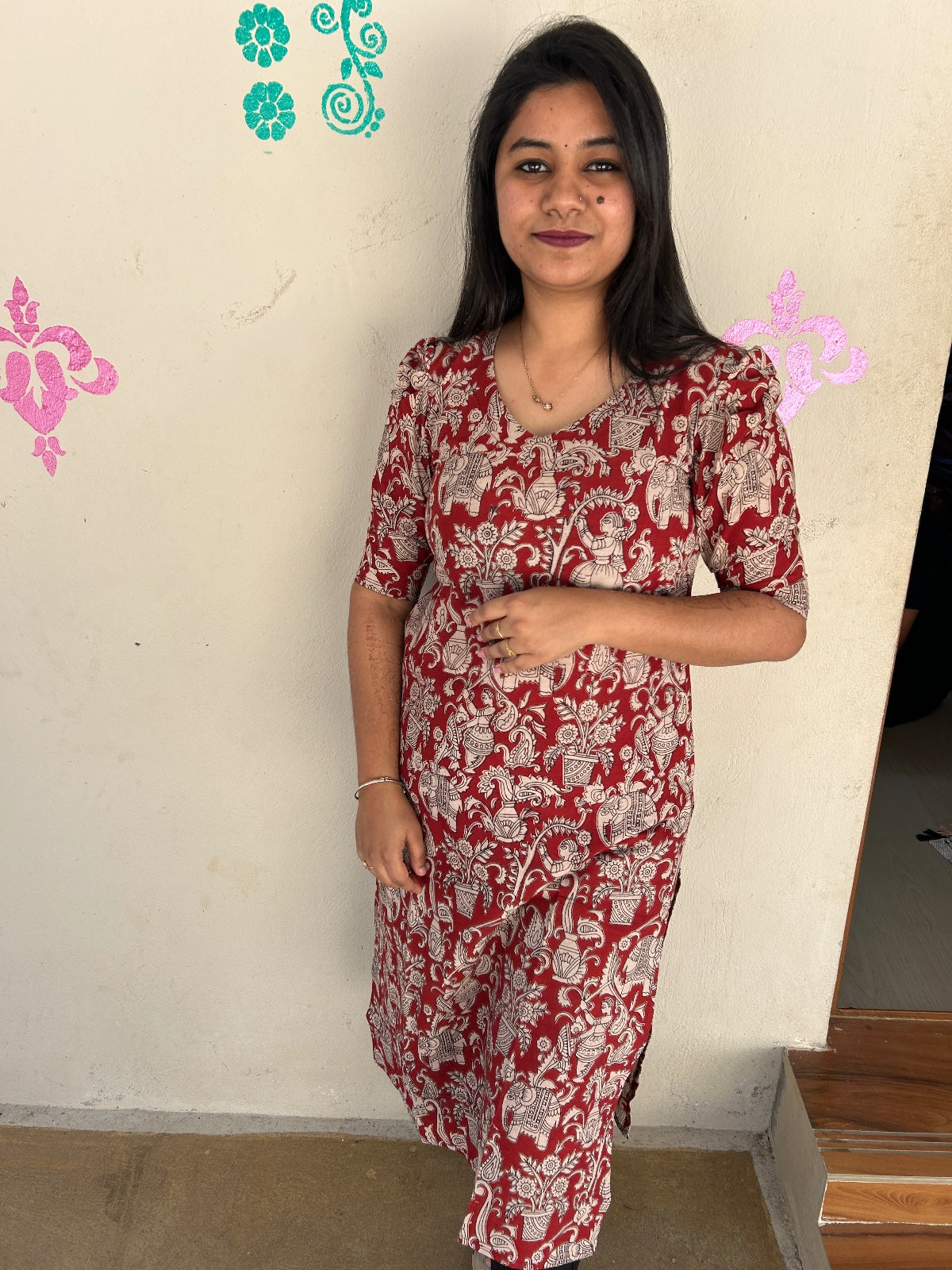 Kalamkari Kurtis KK17