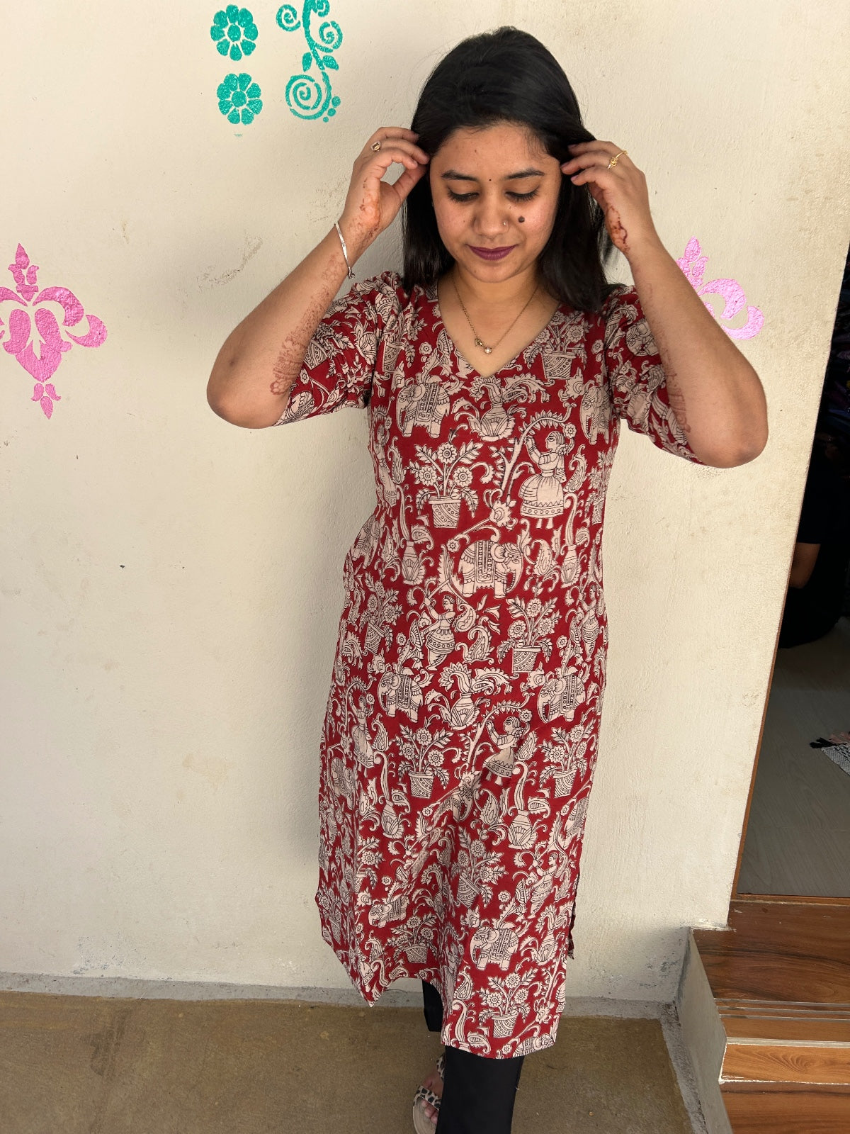 Kalamkari Kurtis KK17