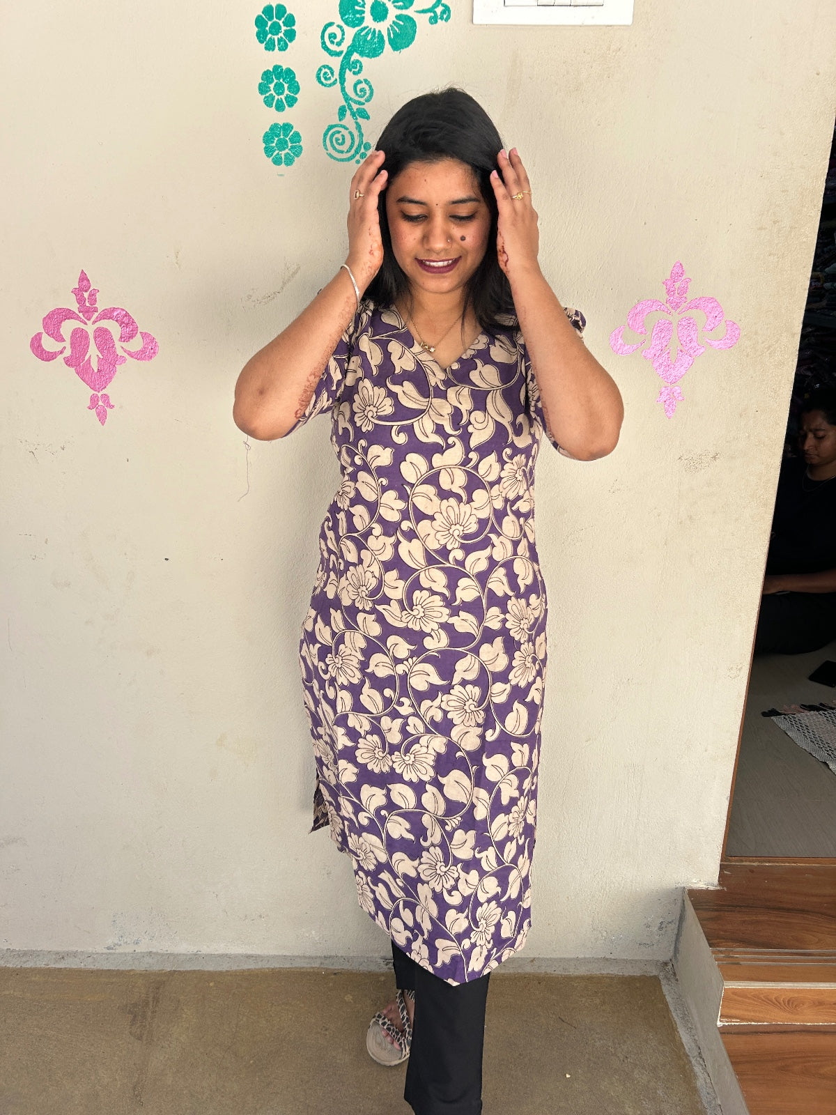Kalamkari Kurtis KK02
