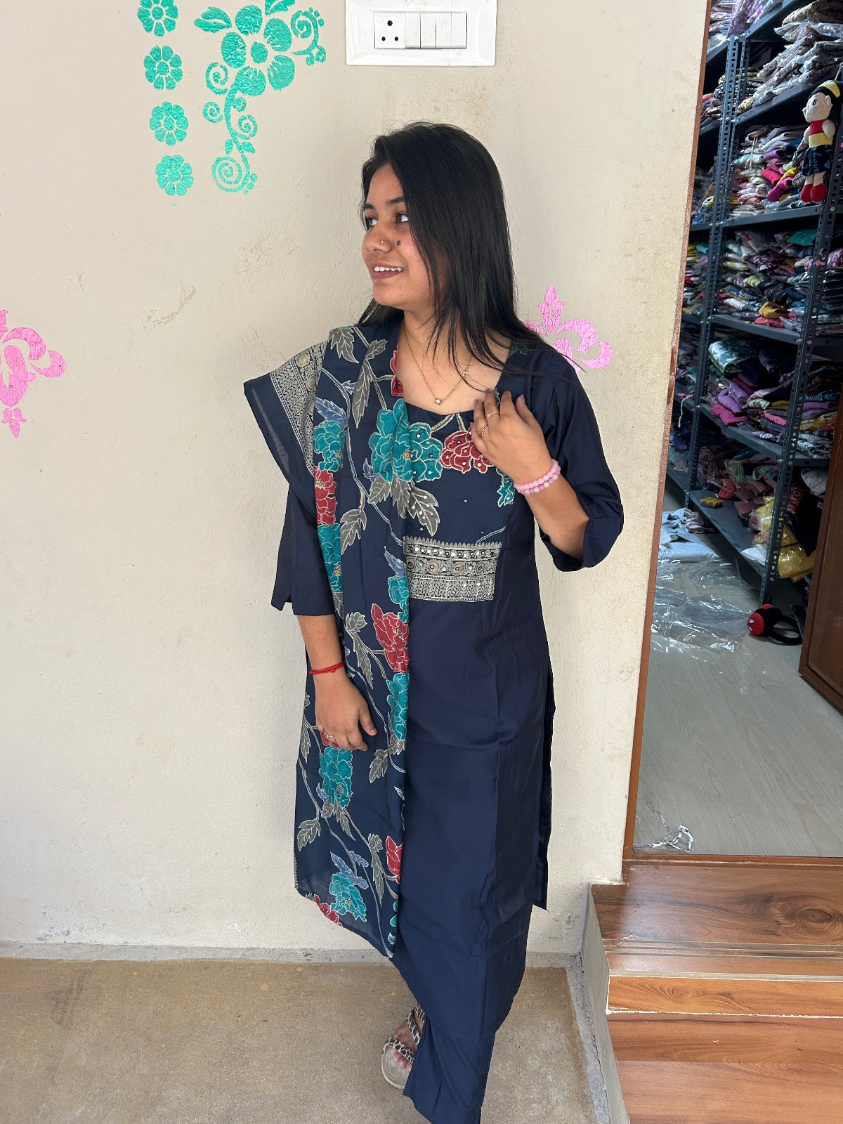 Premium Modal Chanderi Silk Kurti - CSK41