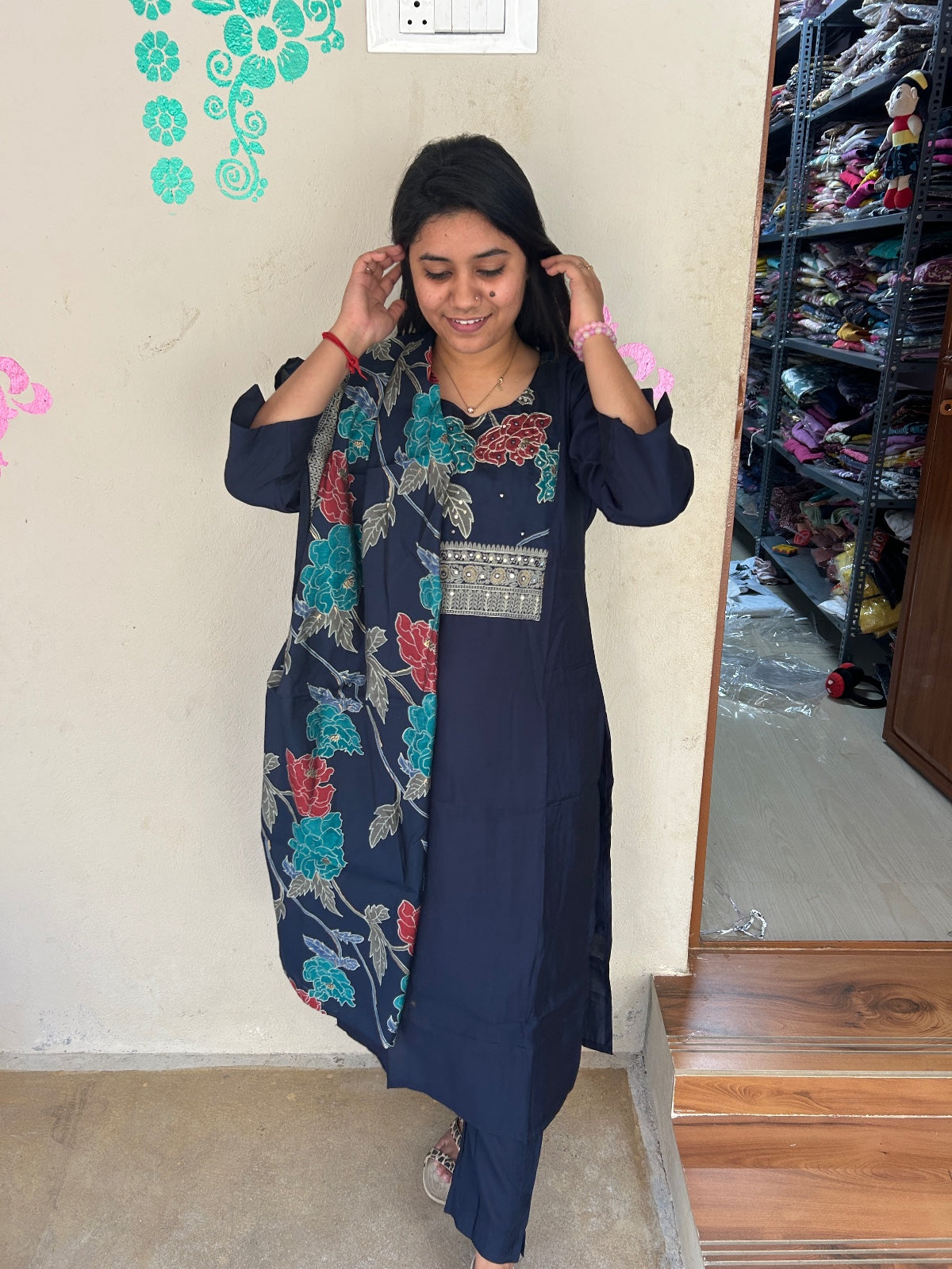 Premium Modal Chanderi Silk Kurti - CSK41