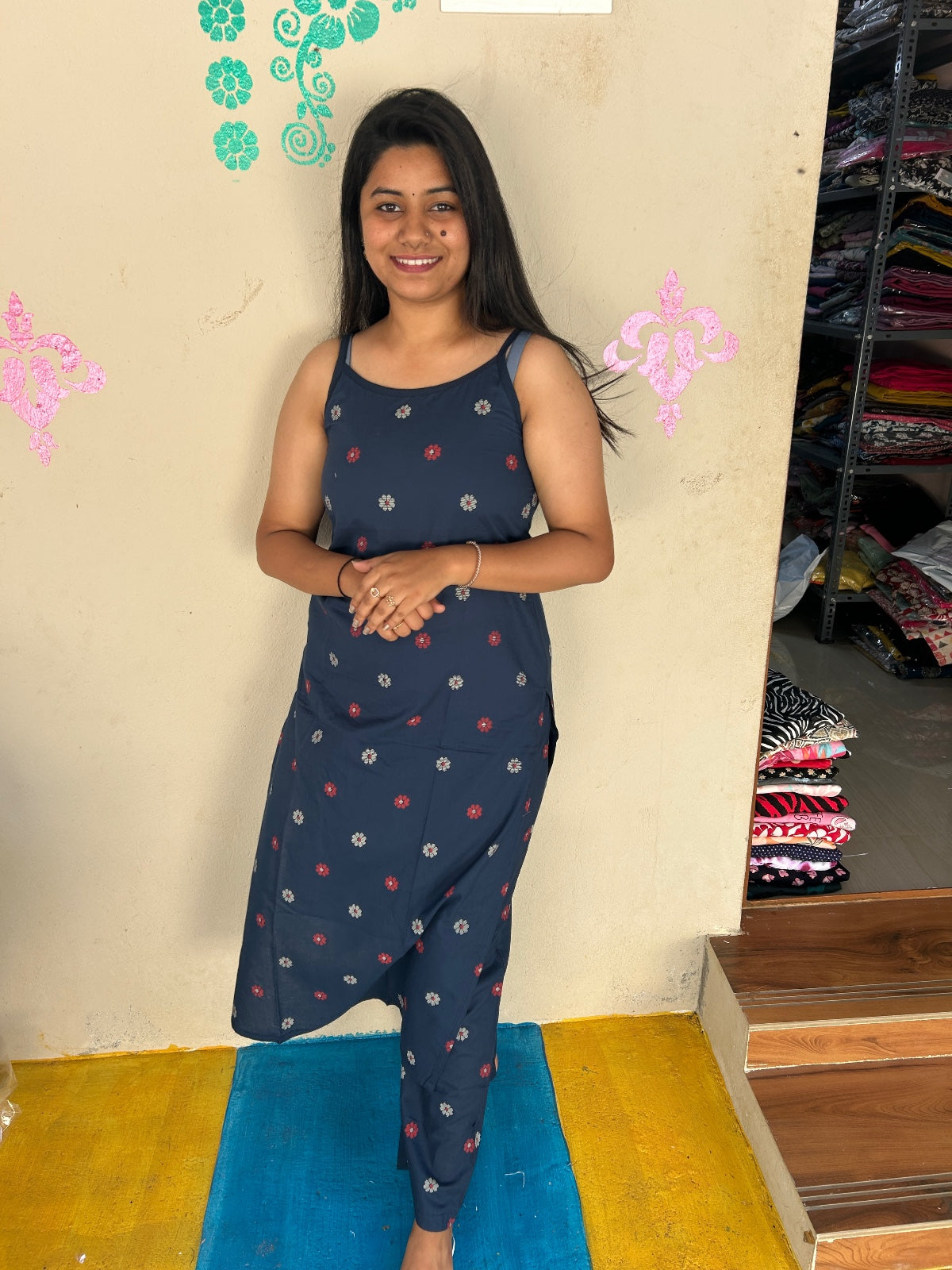 Sleeveless Kurthi with pant - SC05