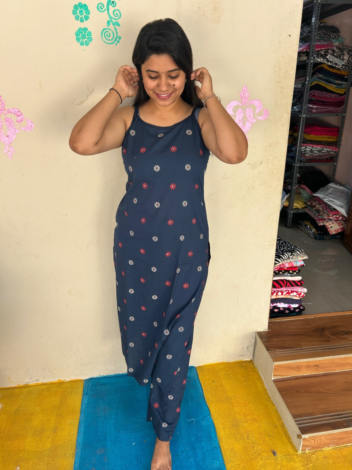 Sleeveless Kurthi with pant - SC05