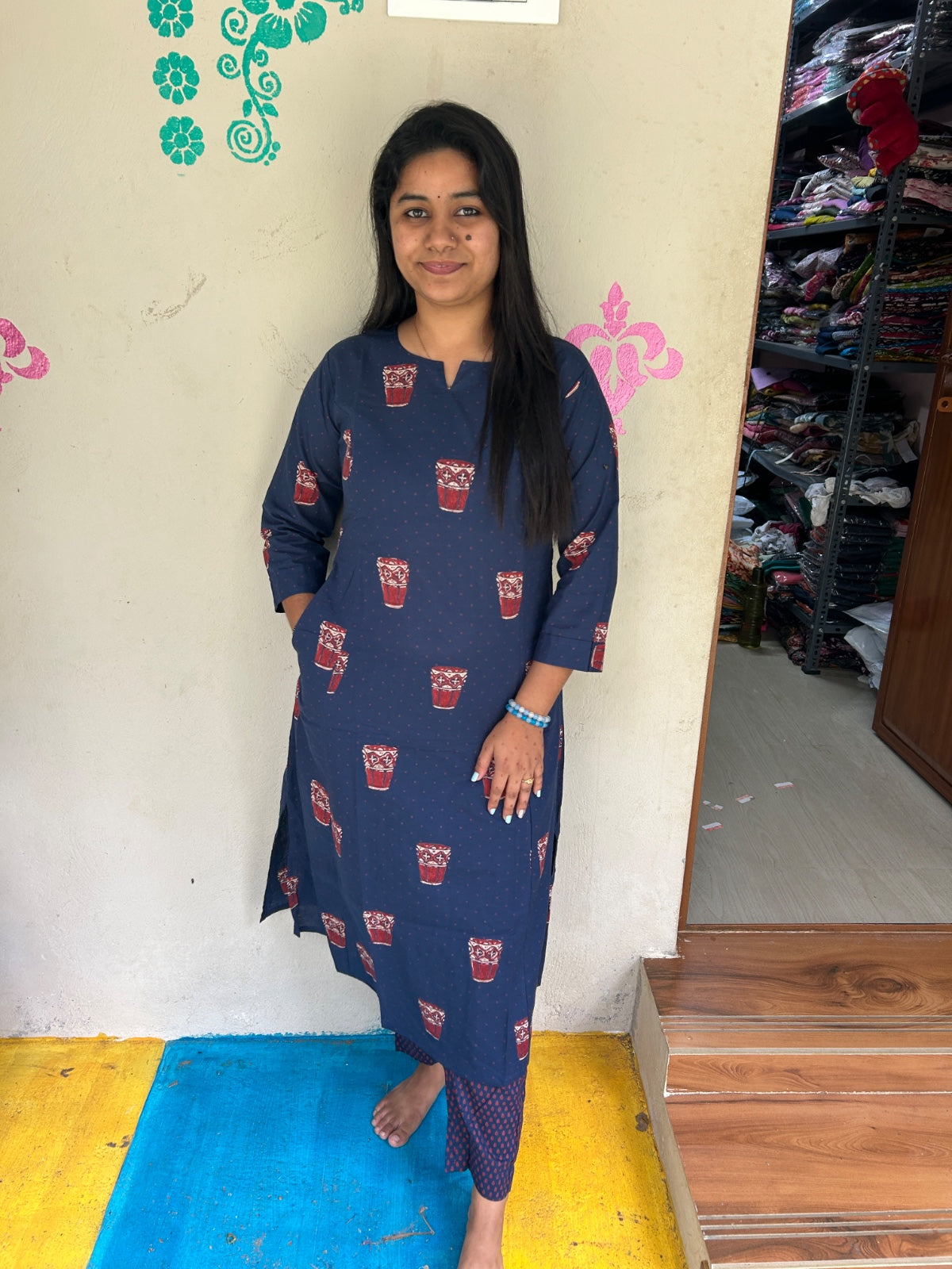 A-Line Cotton Kurti AL216