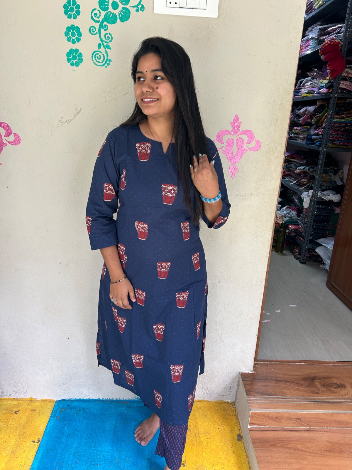 A-Line Cotton Kurti AL216