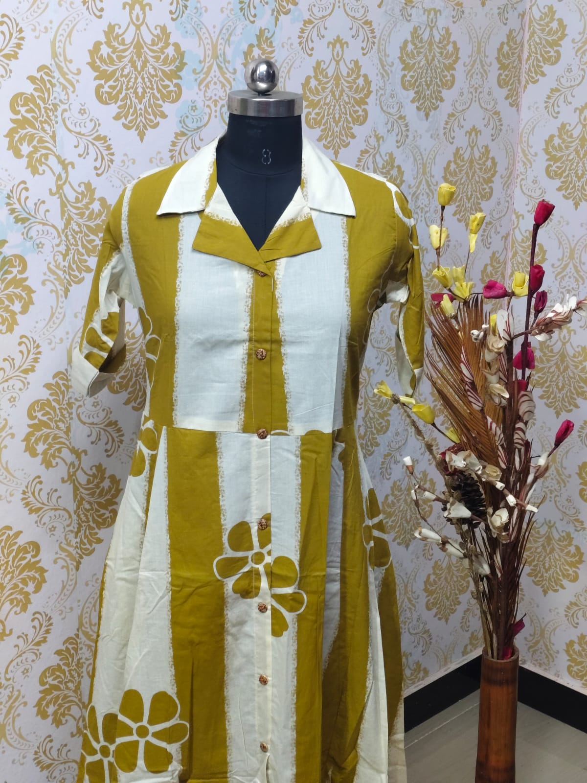 Cotton collar neck Frock CCF33